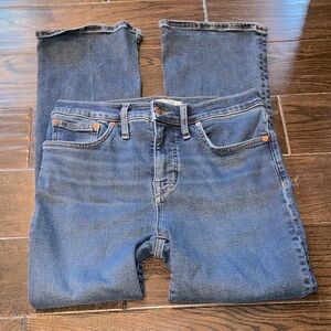 Madewell mid rise kick out Blue Jeans size 28